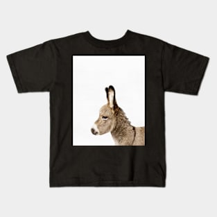 Donkey print, Nursery, Animal, Kids room, Modern art, Wall decor Kids T-Shirt